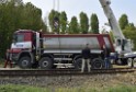 Schwerer VU LKW Zug Bergheim Kenten Koelnerstr P493